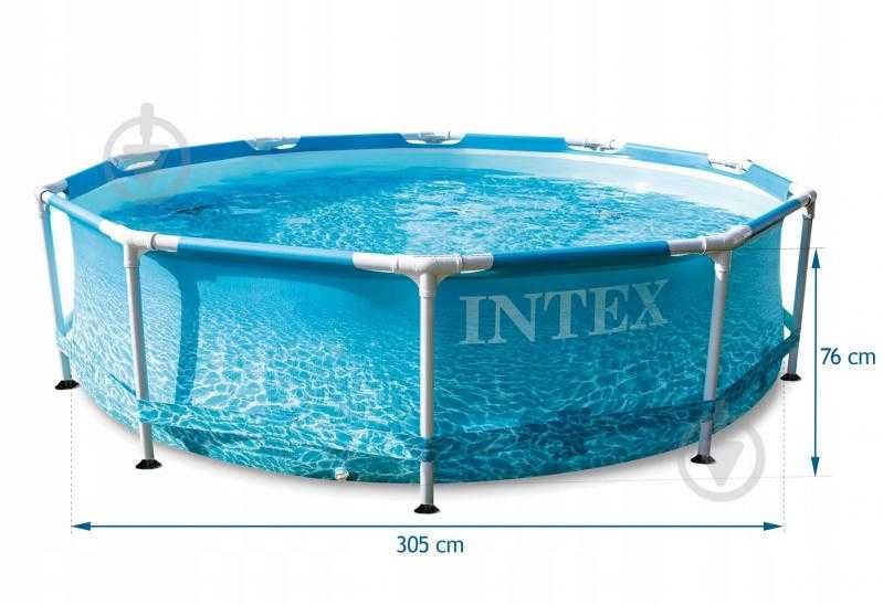 Басейн каркасний Intex Metal Frame Pool 305x76 см