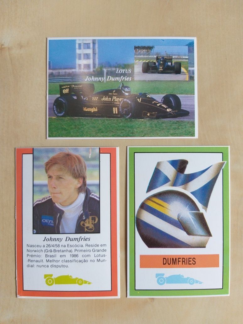 Calendário de bolso Formula 1 coleção Impala anos 80