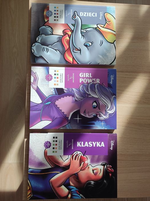 DISNEY zestaw 3 kolorowanek