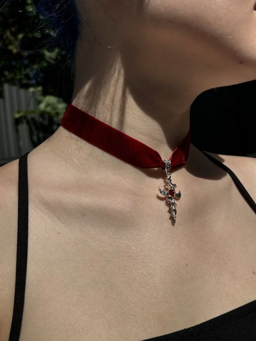 Чокер на шию з хрестиком