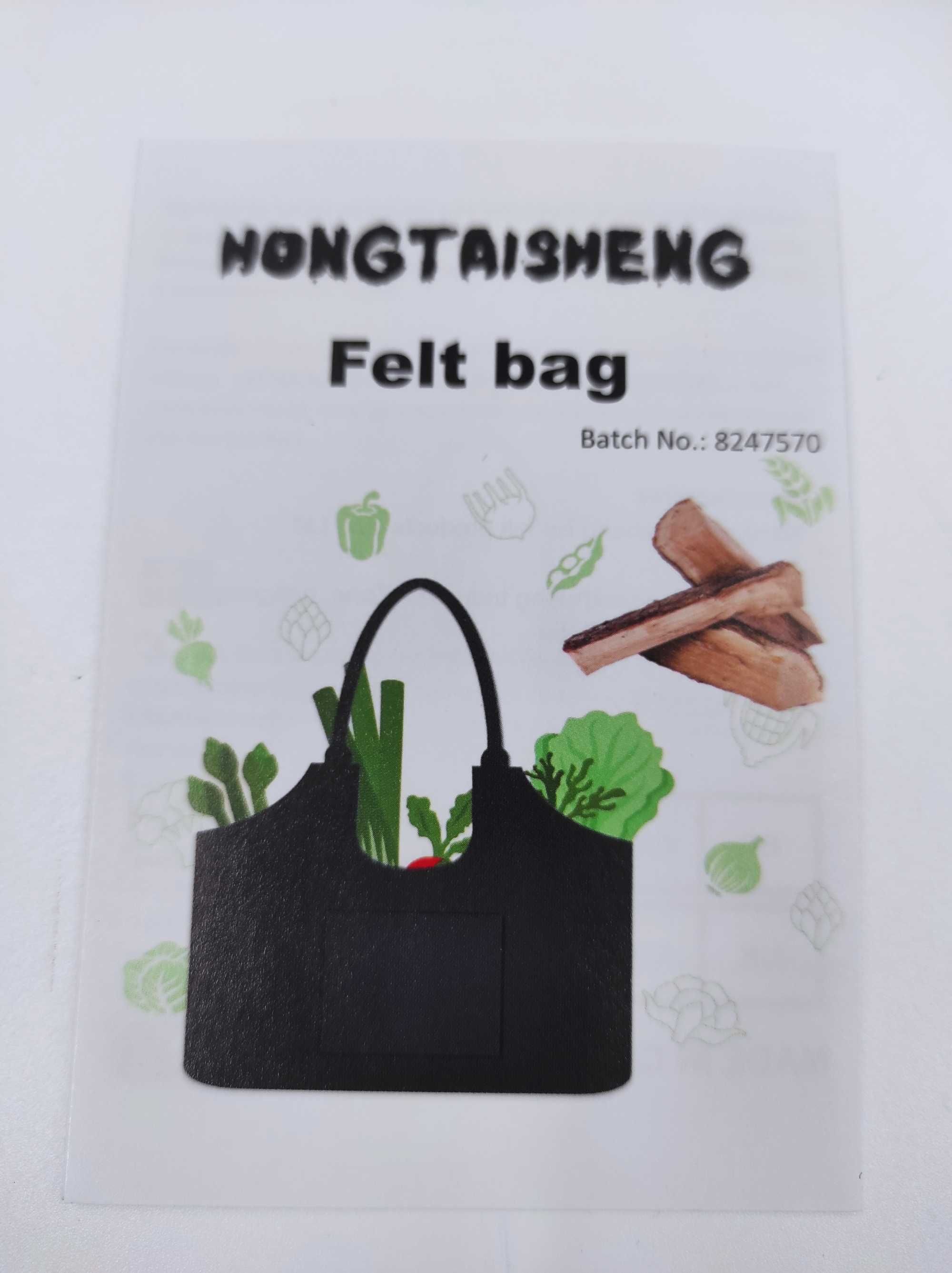 Torba Filcowa na zakupy lub drewno