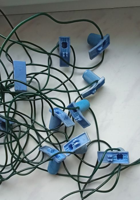 Lampki choinkowe PRL - do naprawy ,na części