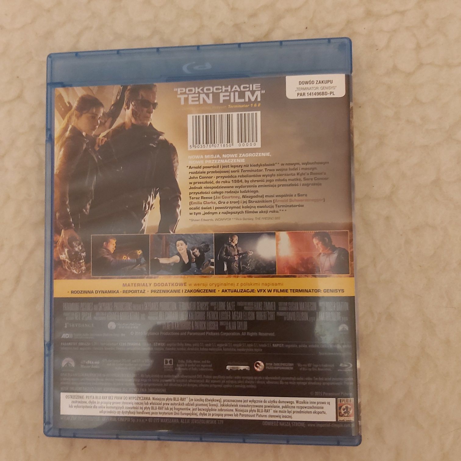 Terminator genisys blu-ray