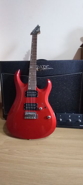 Amplificador Crate 120W Double Speaker + Guitarra Cort X2 Candy Red