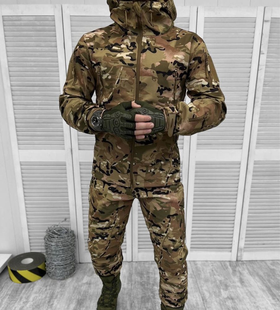 ‼️Mega Sale‼️ Тактический костюм Soft Shell Multicam