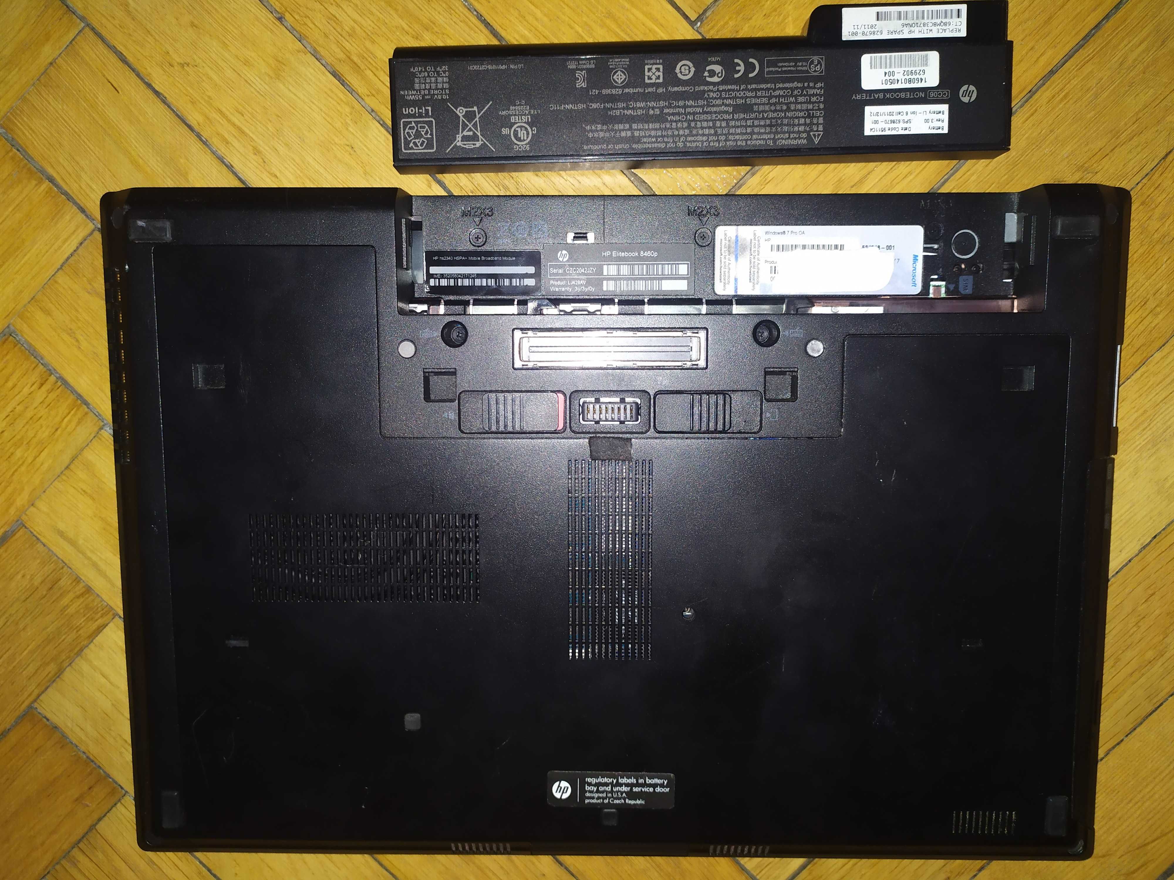 Laptop 14 HP EliteBook 8460p Intel vPro i5 4x Win10 HD HDMI SSD nauka