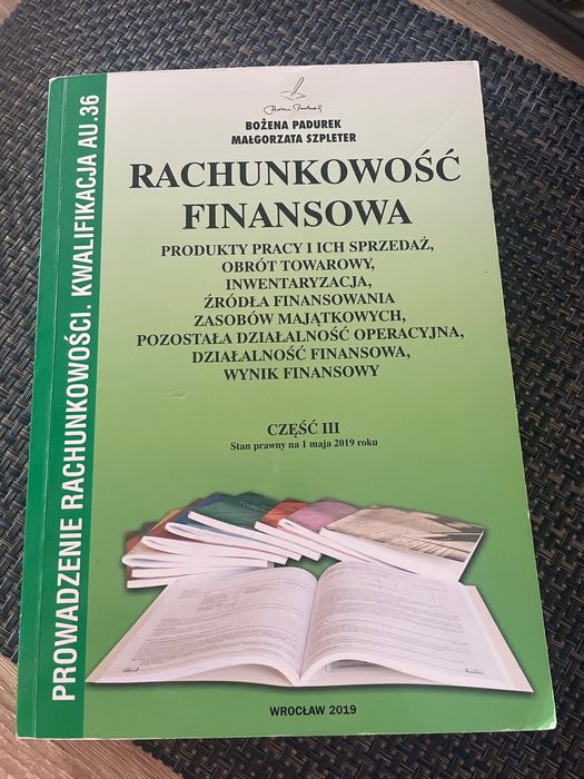Rachunkowość Finansowa Bożena Padurek