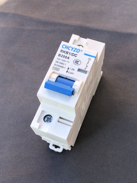 Вимикач Автомат постійного струму 200А 12-125V RKB1 DC