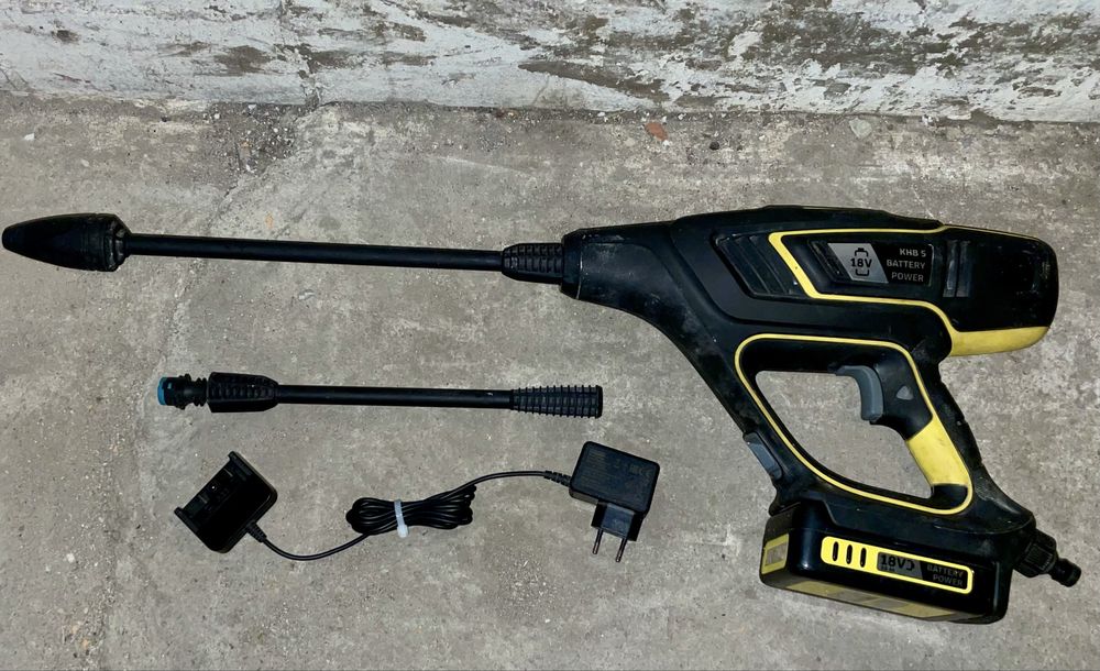 Myjka cisnieniowa akumulatorowa KARCHER KHB5 +dwie lejce+aku+ladowarka
