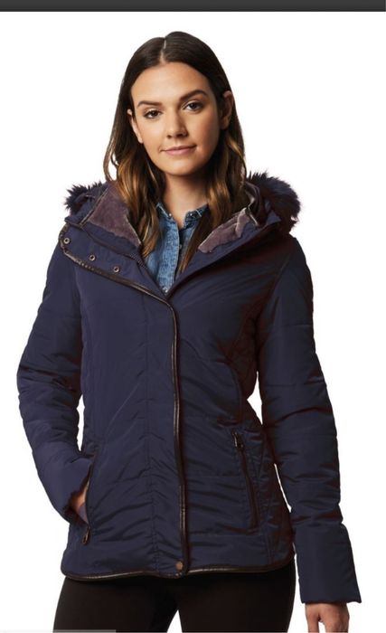 Kurtka damska pikowana przejściowa REGATTA roz.S granat okazja 550 zł