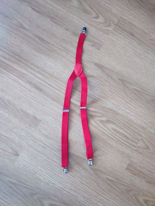 Suspensórios criança vermelho