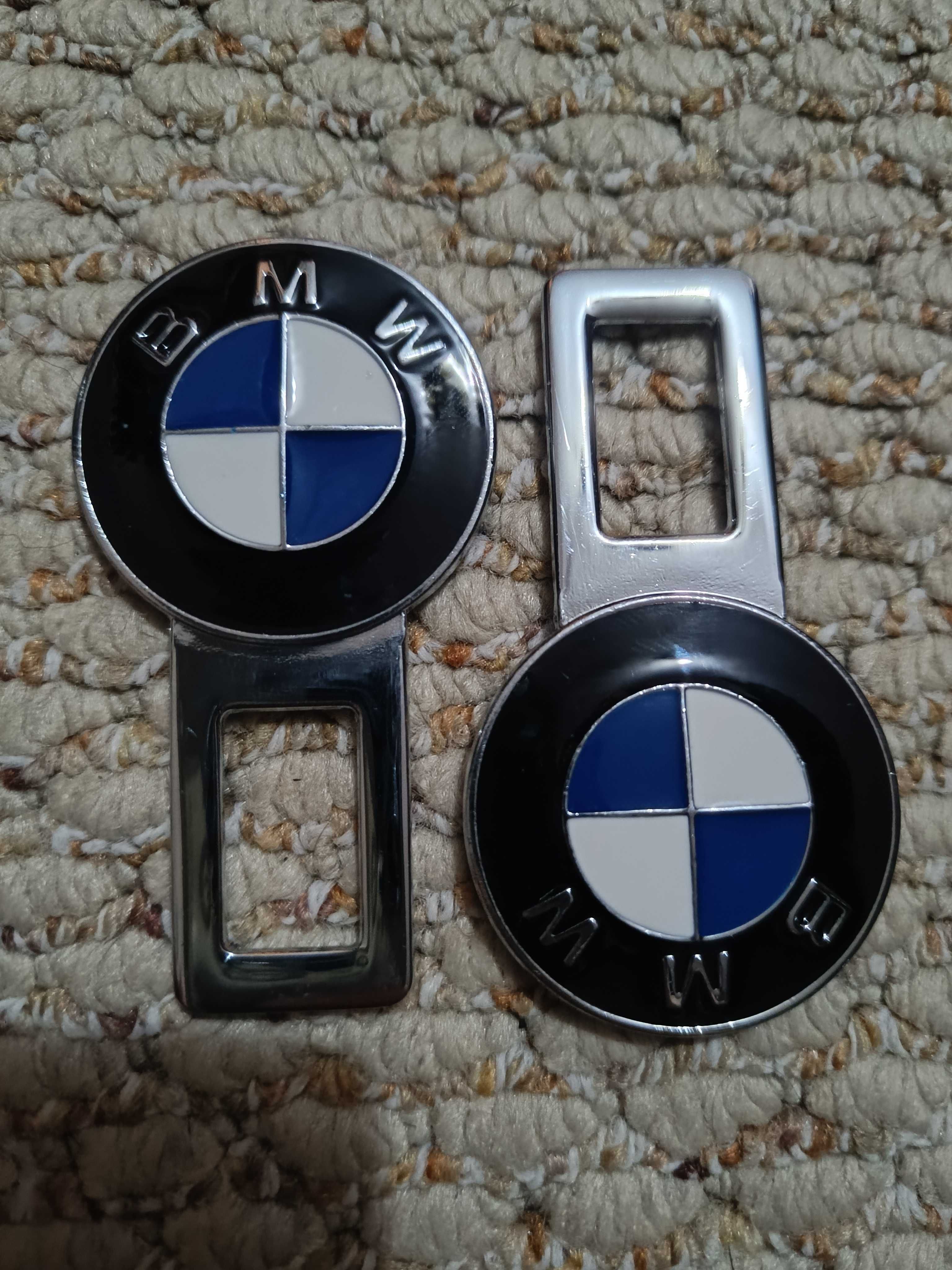 Заглушки ремня безпеки BMW бмв емблема логотип значек заглушка БМВ