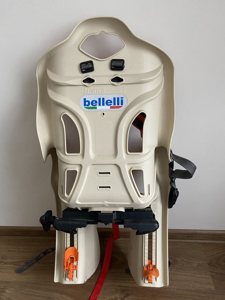 Fotelik rowerowy na bagażnik Bellelli Clamp do 22kg