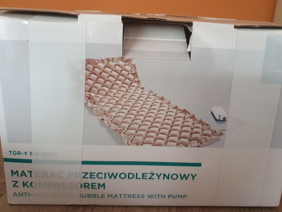 Materac przeciwodleżynowy samopompujący NOWY!