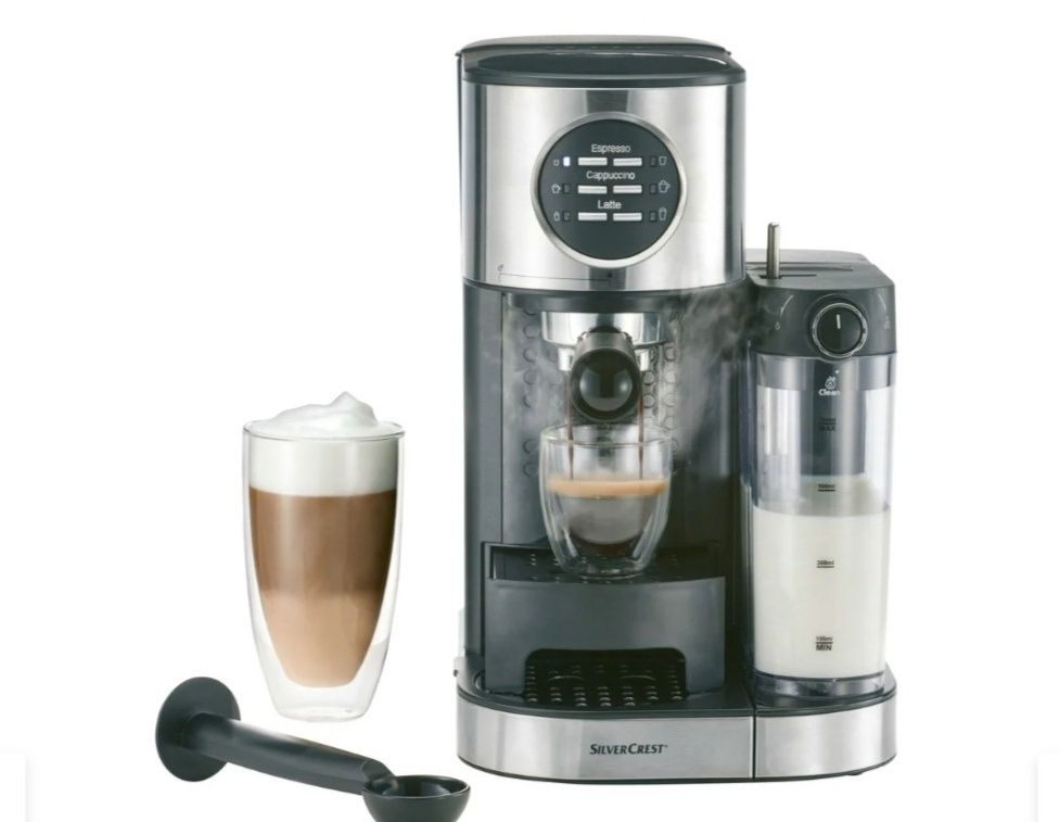 SILVERCREST Ekspres do kawy ze spieniaczem SEMM 1470 A2, 1470 W