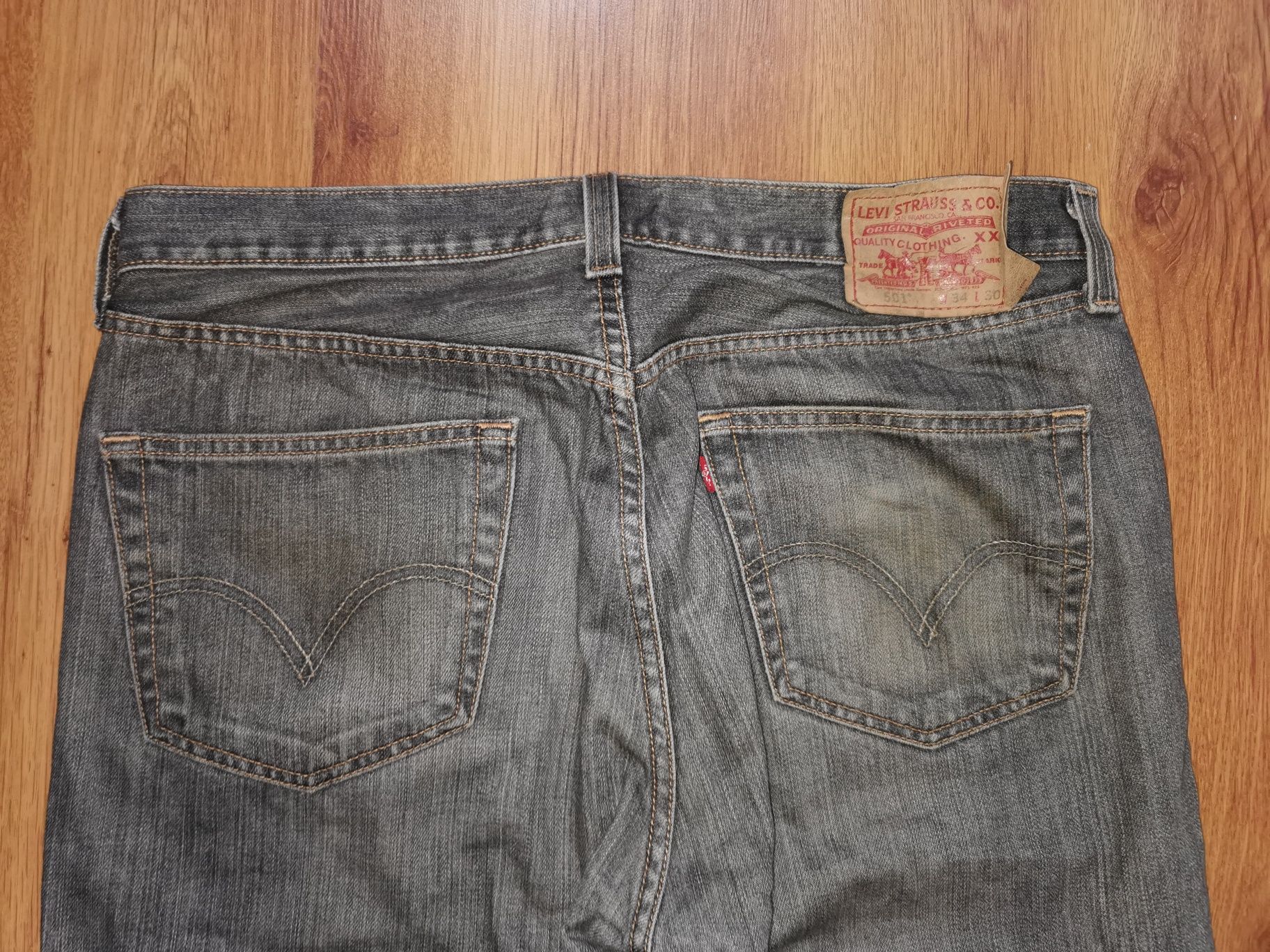 Levi's 501 W34 L30 spodnie jeansowe jeansy Levis