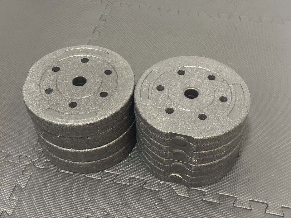 Hantle 2x 20kg niebieskie