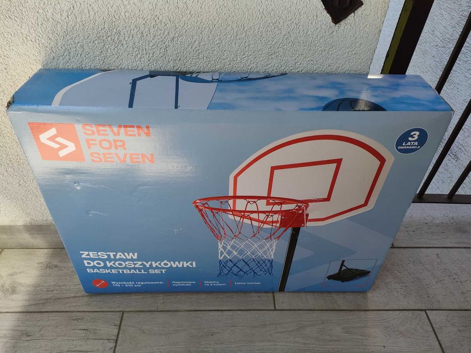 Kosz do koszykówki do 210 cm zestaw Seven for 7 - NOWY - Warszawa