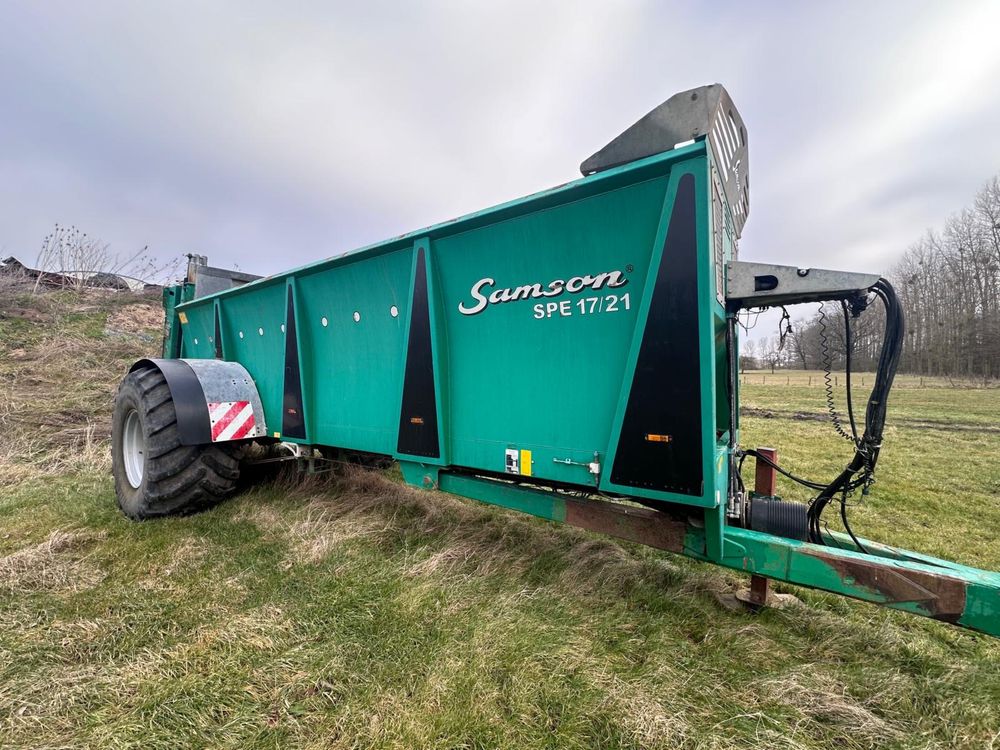 Rozrzutnik obornika Brochard Samson 17t  pionowe walkie super stan !!