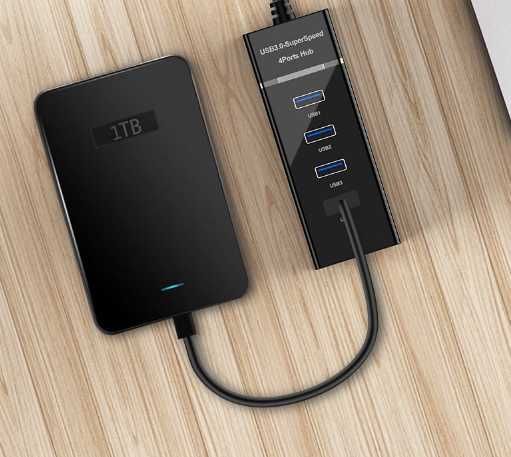 Хаб USB 3.0 4 порта концентратор кабель 30 см HUB