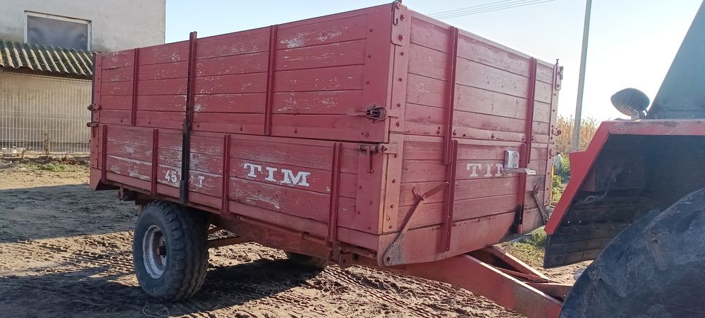 Jednoosiowa, wywrotka, TIM przyczepa