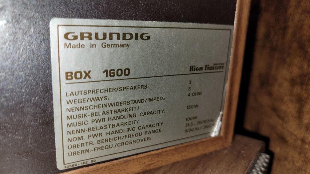 Grundig Box 1600 stan bdb