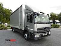 Mercedes-Benz ATEGO 1221 PLANDEKA WINDA 16 PALET WEBASTO KLIMATYZACJA PNEUMATYKA BLIŹNIACZE KOŁA 230KM [ 859917 ]  stan bardzo dobry, nie wymaga nakładów finansowych, dostępny od ręki