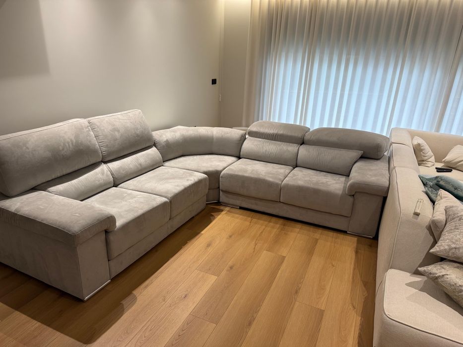 Sofá modular de canto 5 lugares