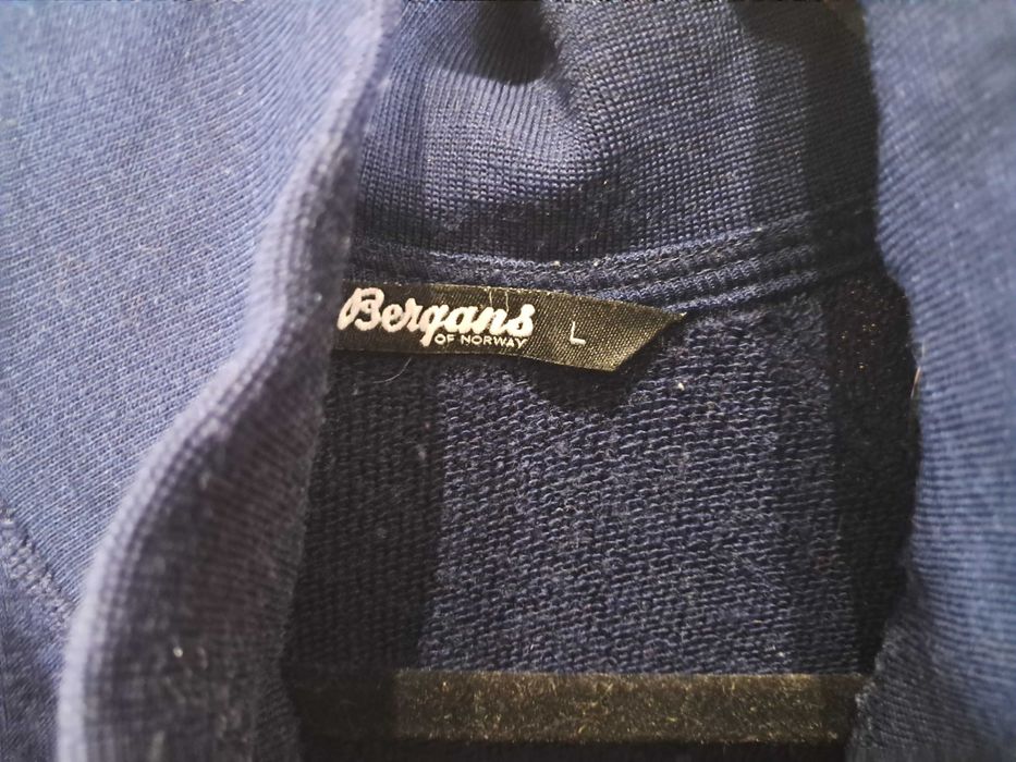 Bluza frotte, termiczna/trekking Bergans, merino wool/wełna, r. L