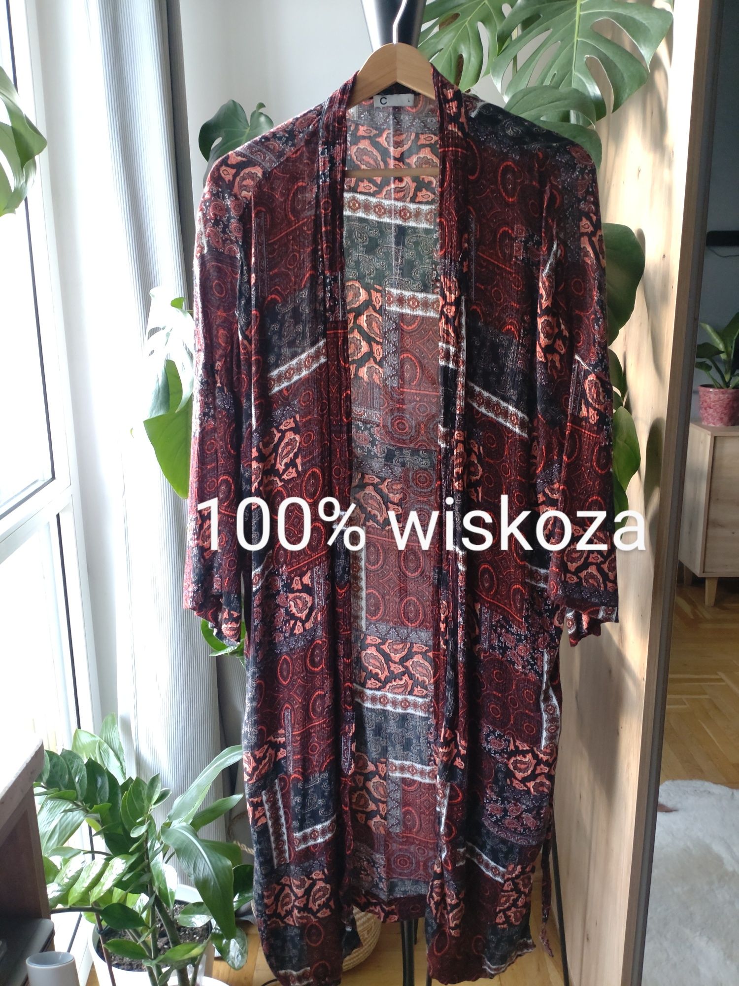 Kimono damskie z wiskozy Cubus r. L/XL