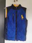 Kamizelka bezrekawnik Polo Ralph Lauren 128 / 134 roz 7 dwustronna