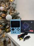 Consola Retro(Azul Bebe) 400 jogos clássicos - Game Box Retro
