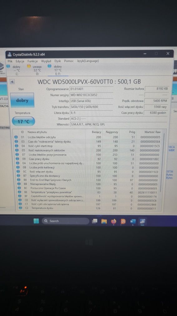 Dysk 2.5 500gb sprawny /#1/1