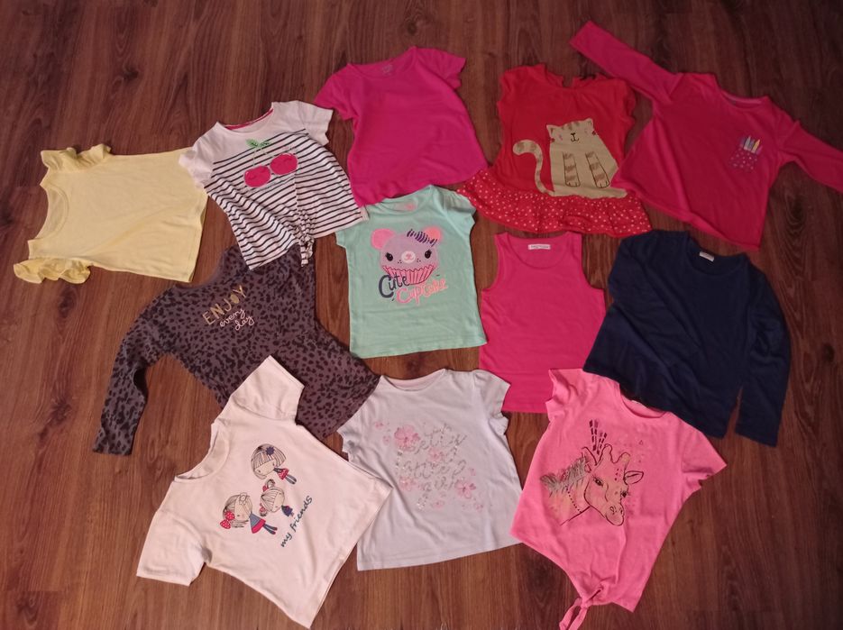 Mega Giga Paka ubranek dla dziewczynki  3 - 5/6 lat. Zestaw ubrań