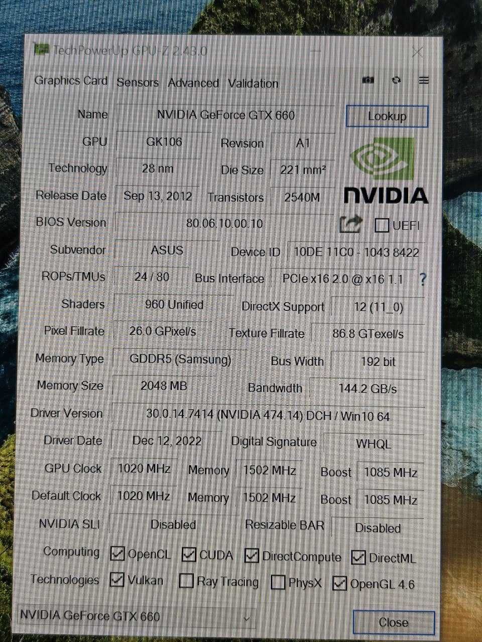 Видеокарта GTX 660 2gb отличное состояние