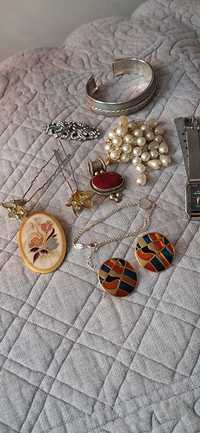 Cały zestaw biżuterii vintage