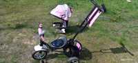 Rower toyz timmy trójkołowy różowy dla dziewczynki