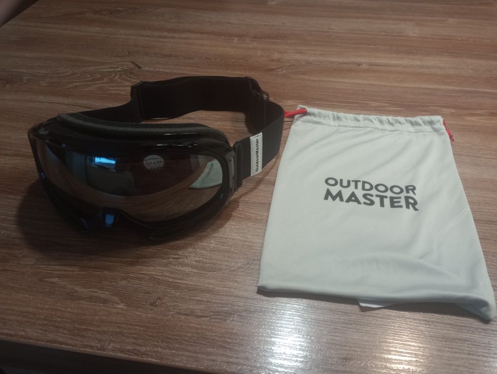 Gogle narciarskie Outdoor Master UV 400 dla osoby dorosłej