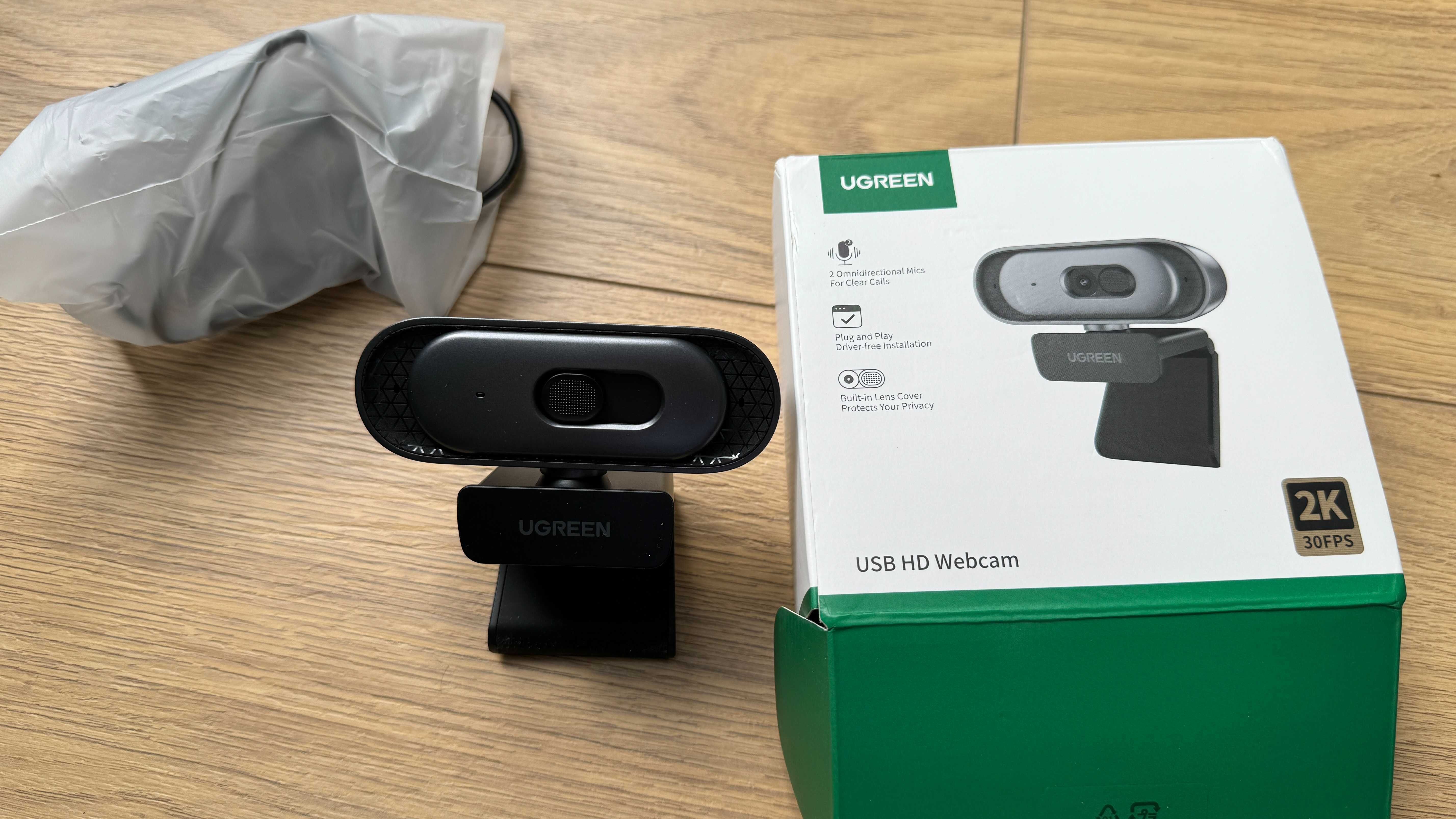 Веб-камера Ugreen Webcam 2K 30FPS