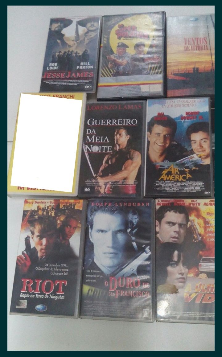 VHS Tinto Brasa, Lorenzo Lamas, Dolph Lundgren Rutger Hauer C.Tomas Ho