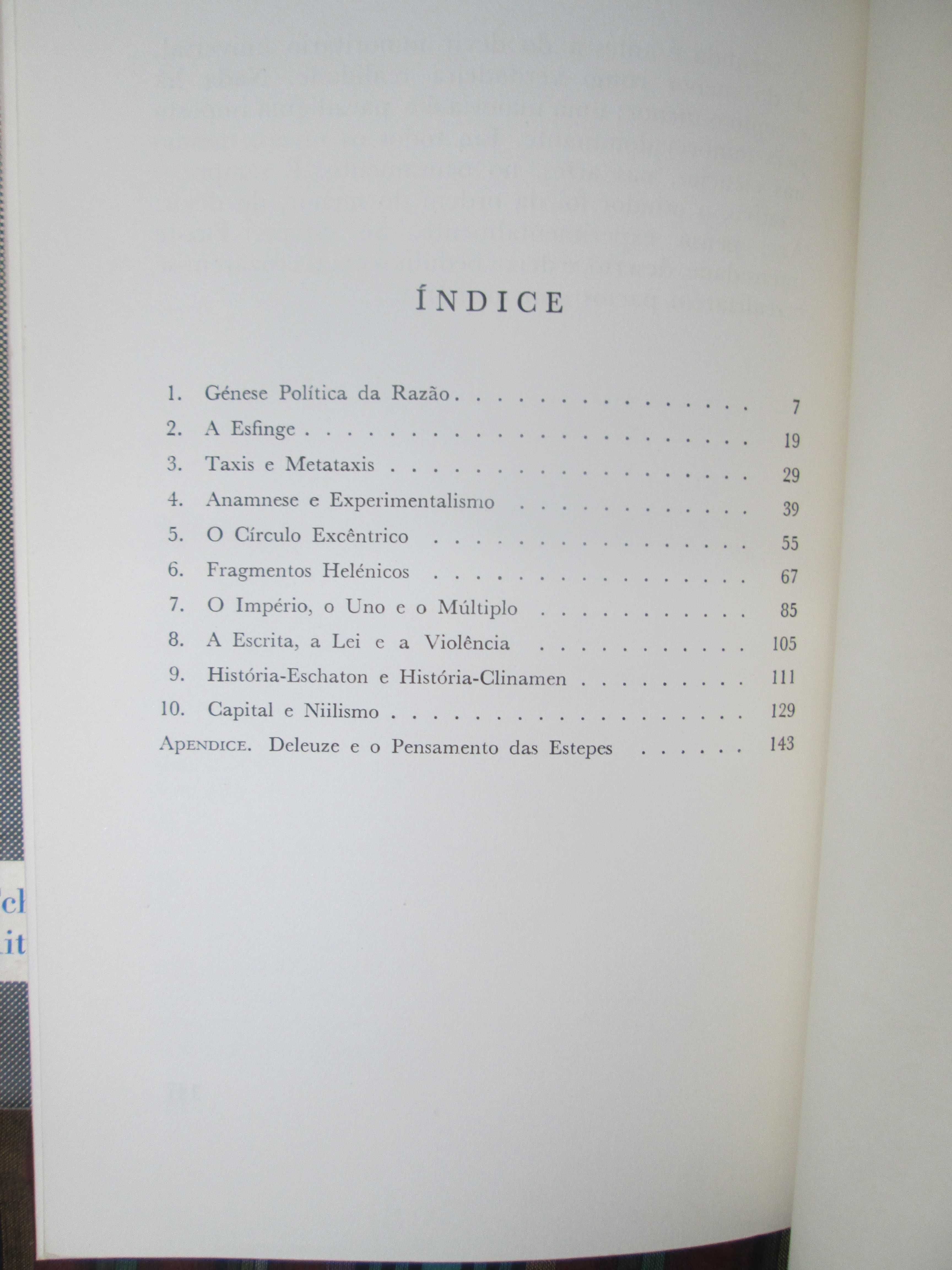 Razão e Império, de Sousa Dias