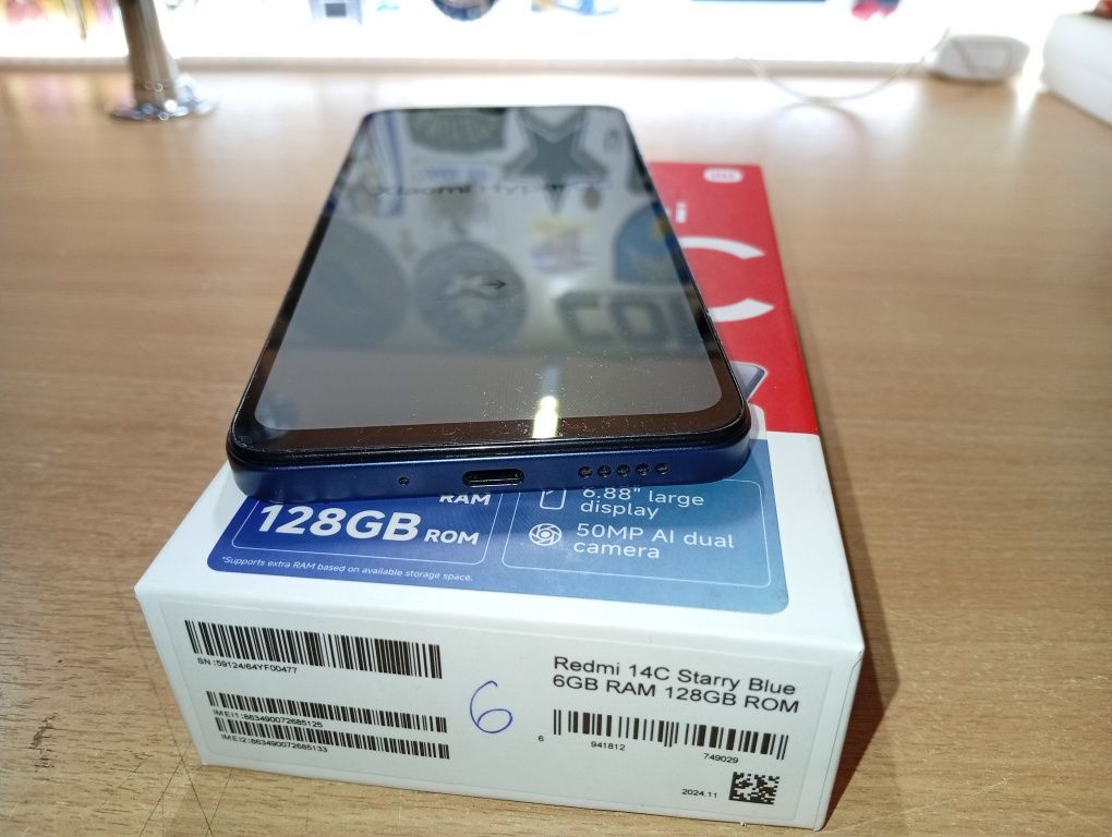 Новый Xiaomi Redmi 14C 12/128,NFC