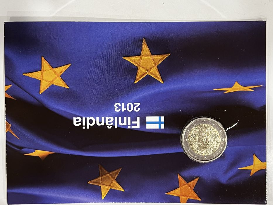 Moedas de varios paises e anos,de 2€ nao circulada, em blister. Philae