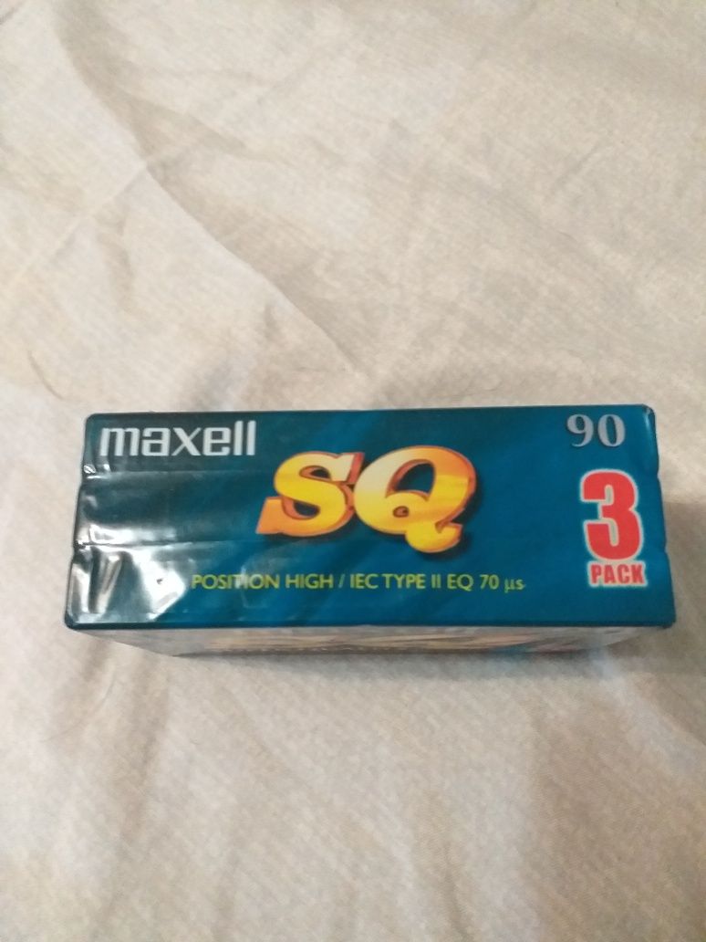 Kasety magnetofonowe 3 pak Maxell type II 90