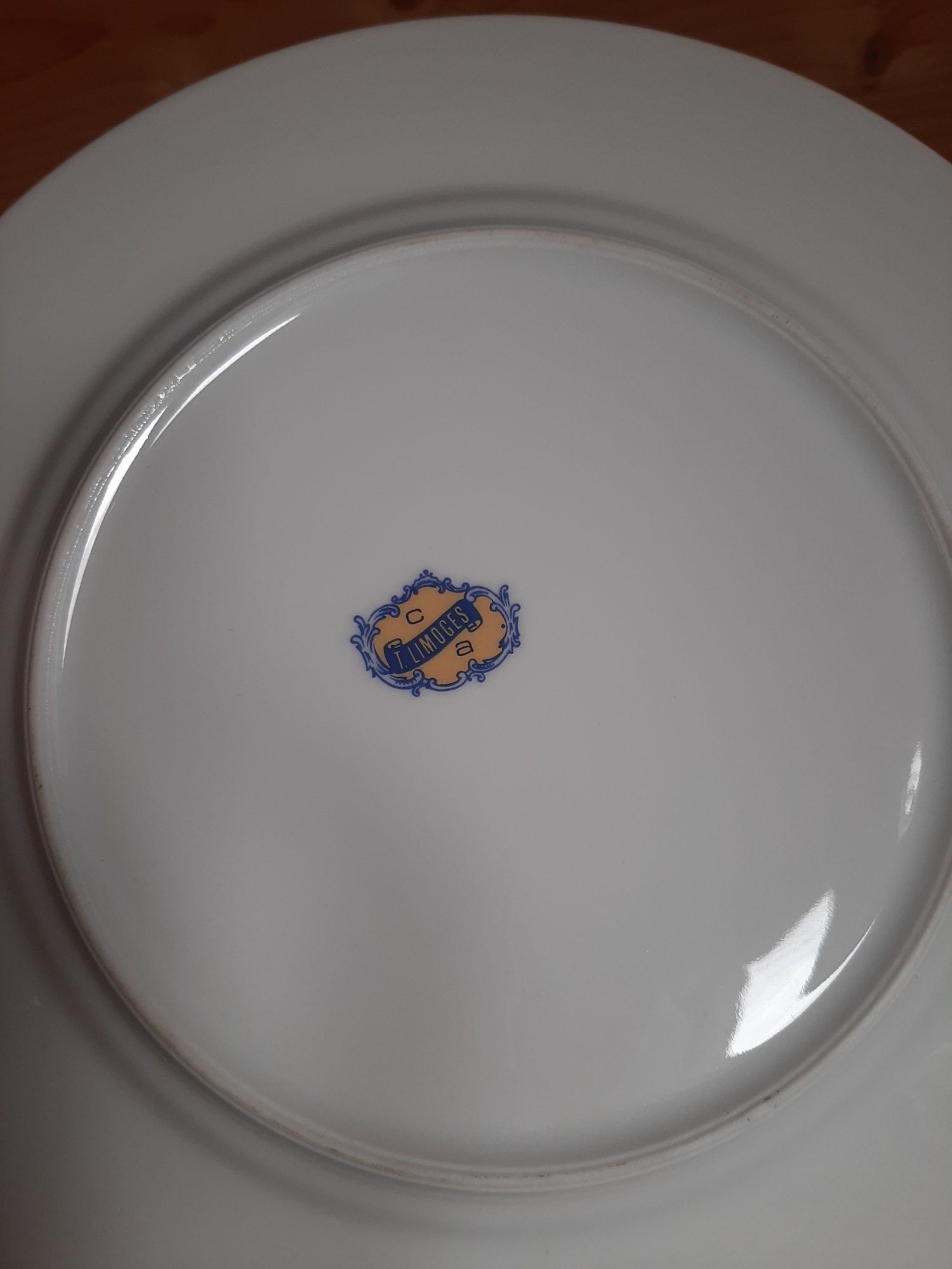 Conjunto Bule e Prato T. Limoges - Como Novo
