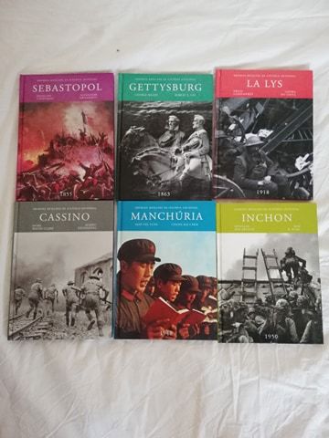 Livros "Grandes Batalhas da História Universal" (portes grátis)