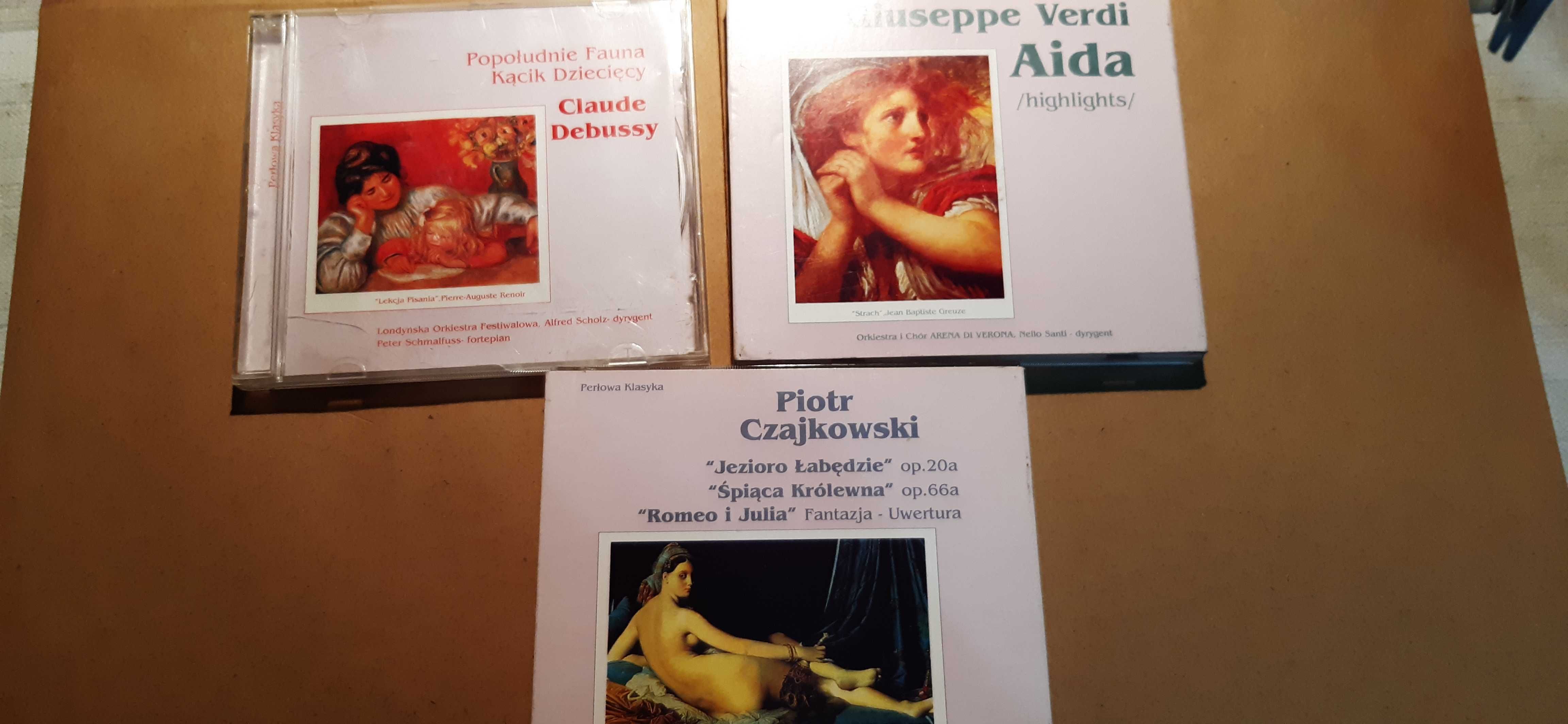 3 cd muzyka klasyczna i opery, czjkowski, aida