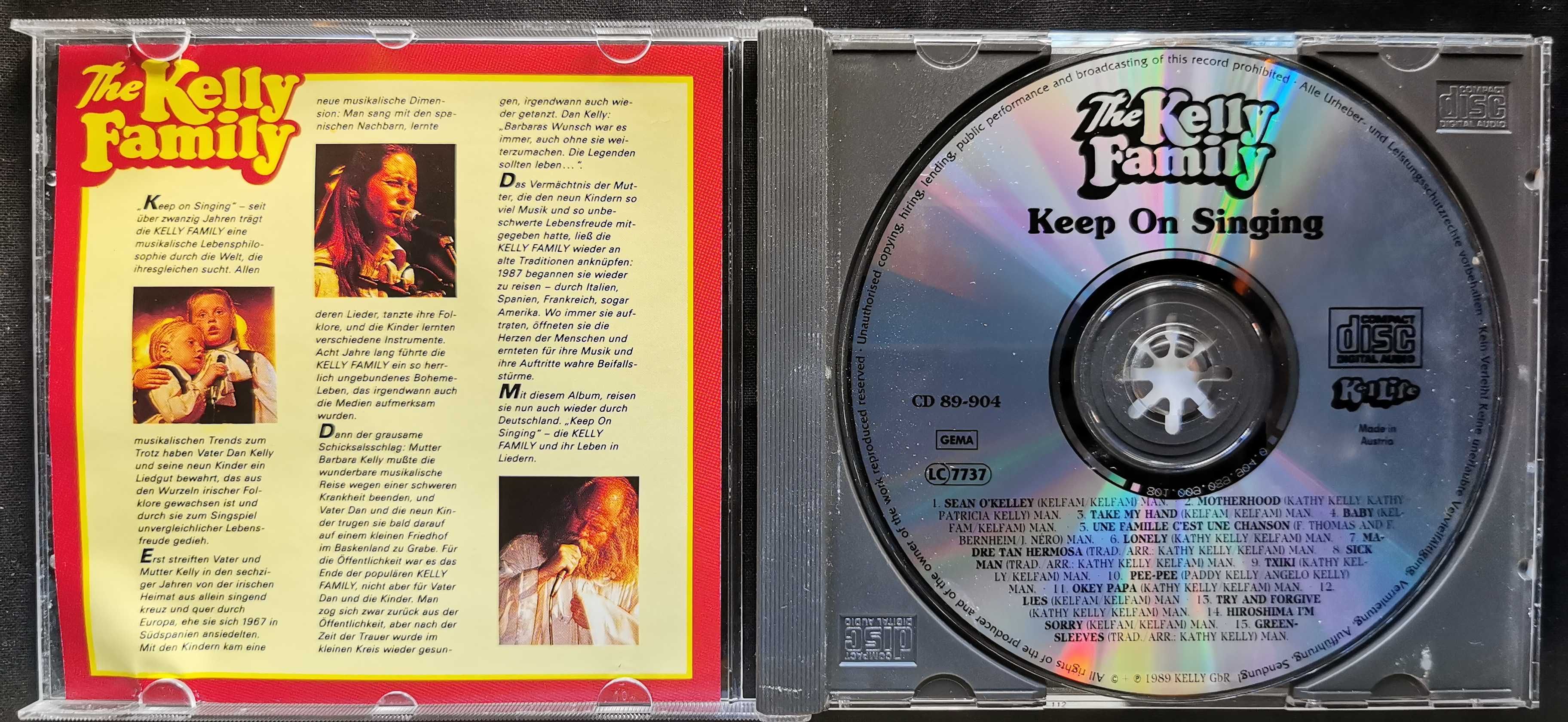 CD The Kelly Family – Keep On Singing