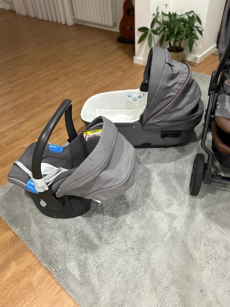 carrinho trio bebé chicco style go up com isofix