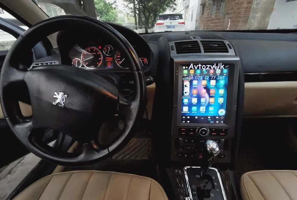 Магнитола PEUGEOT 408 Peugeot 407 Пежо 406 Tesla 2 дин CarPlay Android